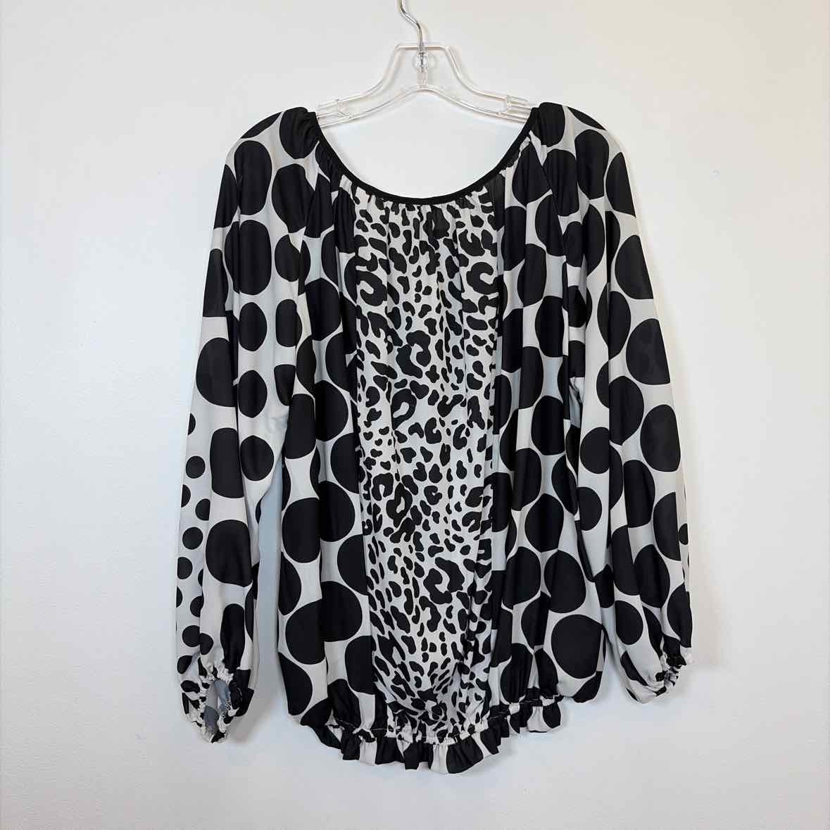 Pre-Owned Size S Alberto Makali Black/White Top