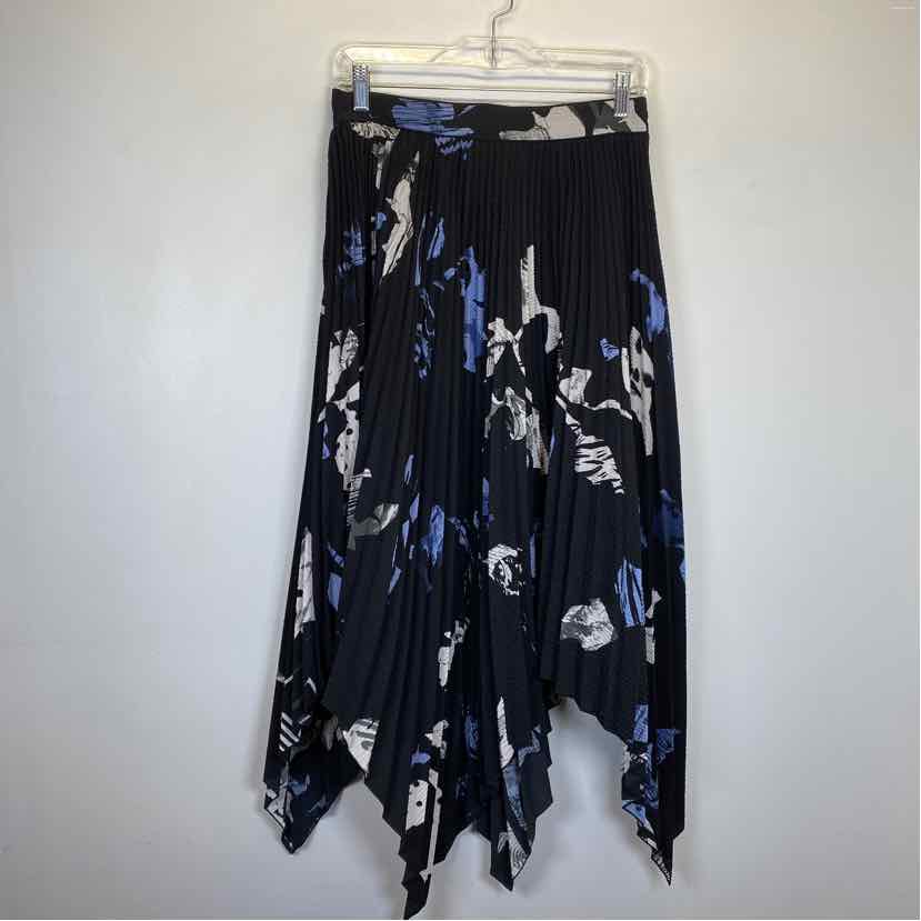 Pre-Owned Size 6/M Proenza Schouler Black Multi Skirt