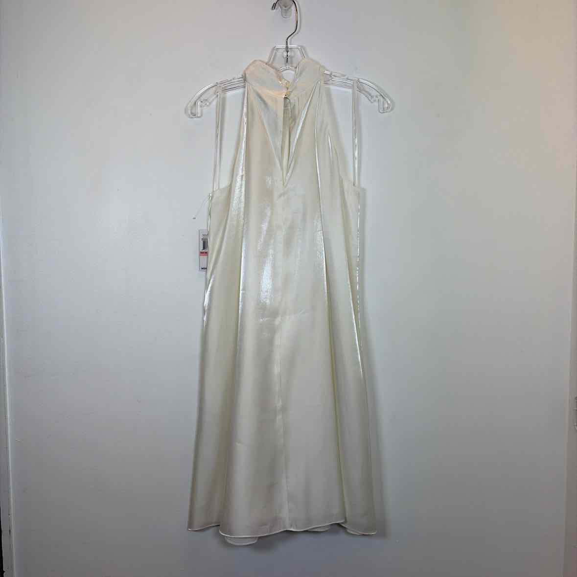 Pre-Owned Size 10/L Michael Kors White Casual Dress