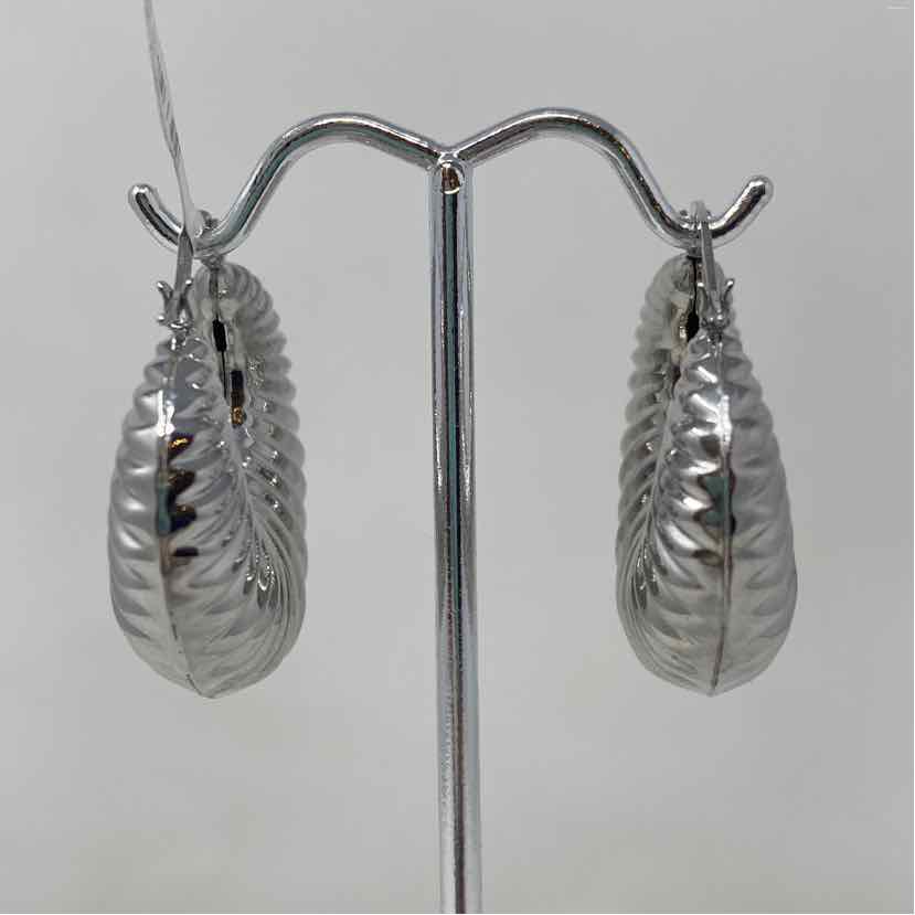 Silver Metal Earrings
