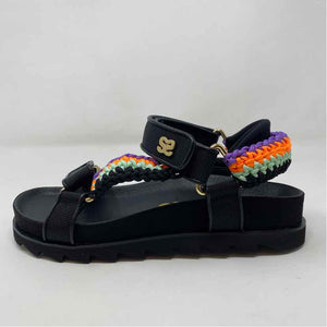 Pre-Owned Shoe Size 6.5 Sandro Black Sandals