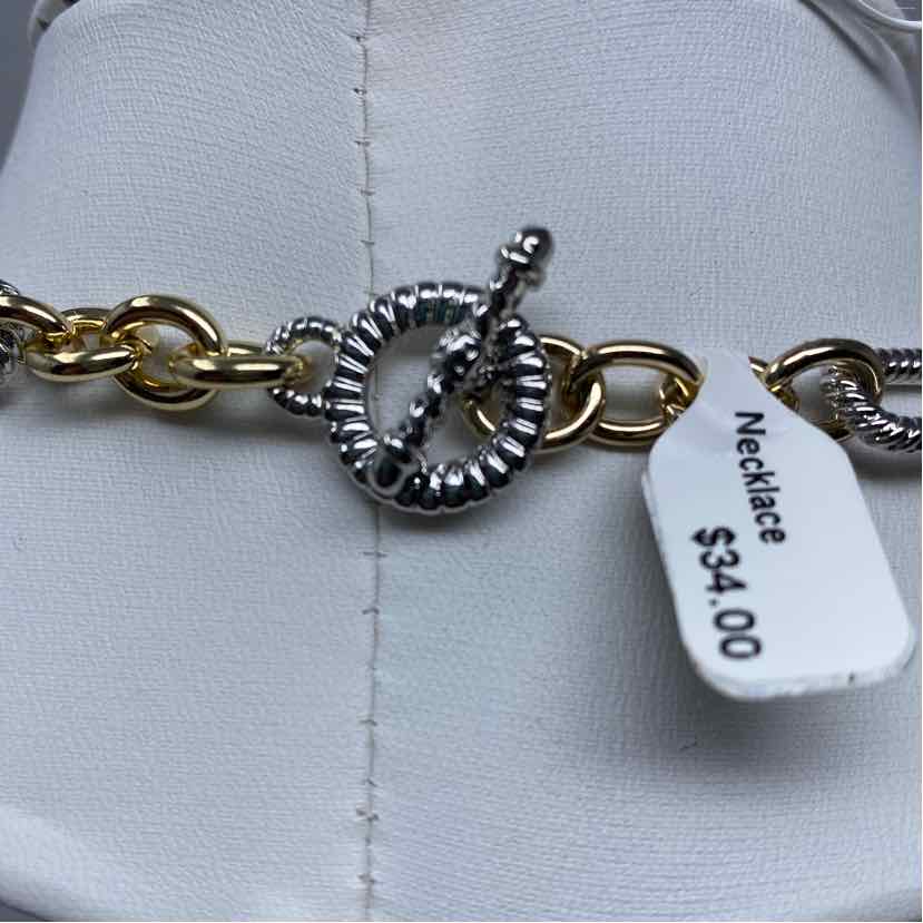 Silver/Gold Metal Necklace