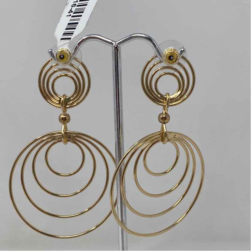 Gold Metal Earrings