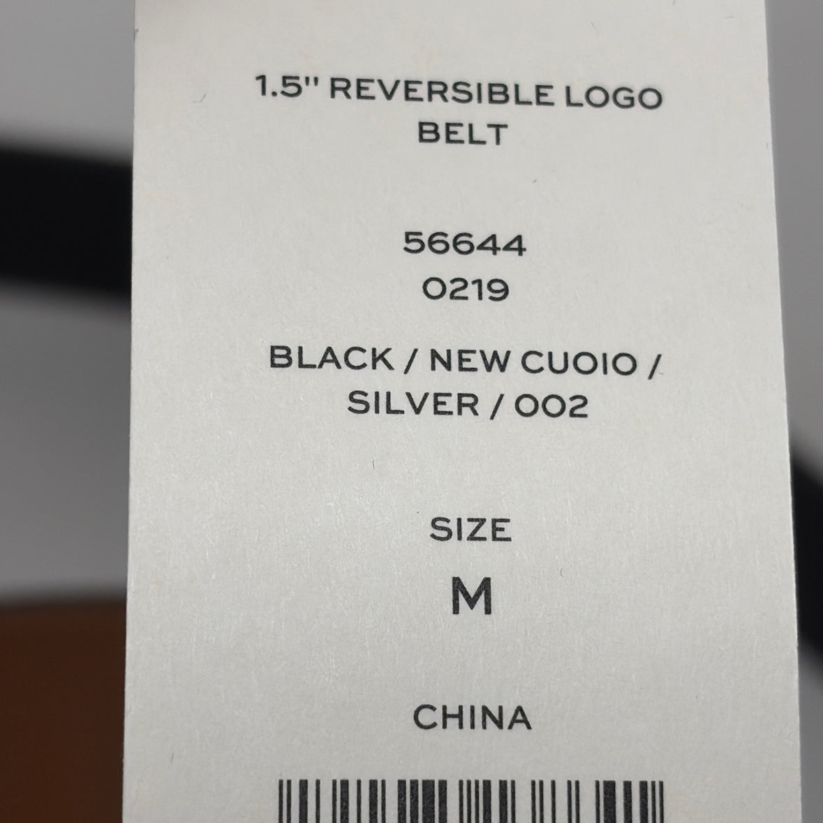 Pre-Owned Tory Burch Black Leather Belt