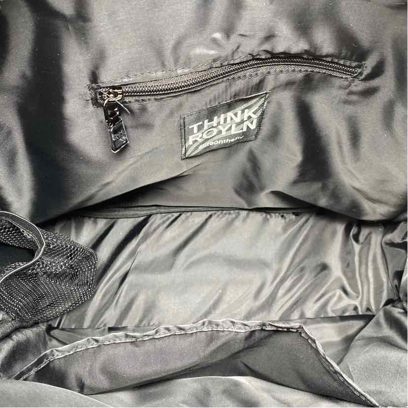 Pre-Owned Think Roylen Black Nylon Handbag