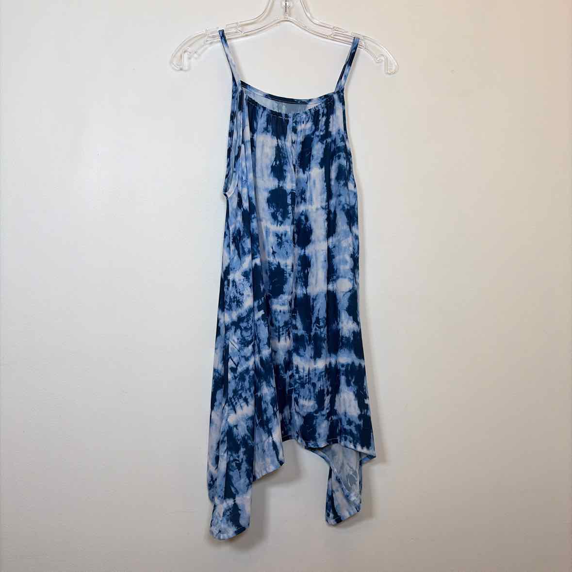 Pre-Owned Size XL Miken Mermaids Blue Multi Casual Dress