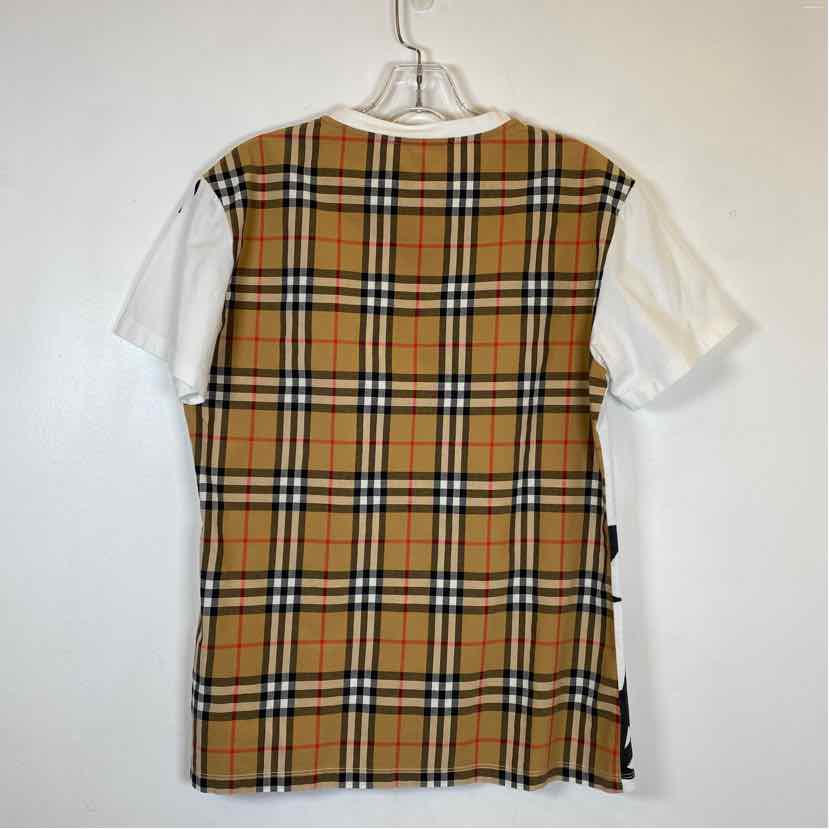 Pre-Owned Burberry White Cotton Women Size S Designer Clothes