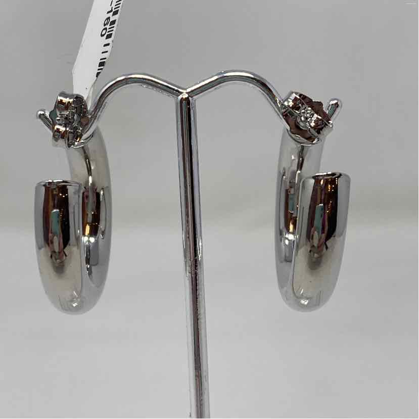 Silver Metal Earrings
