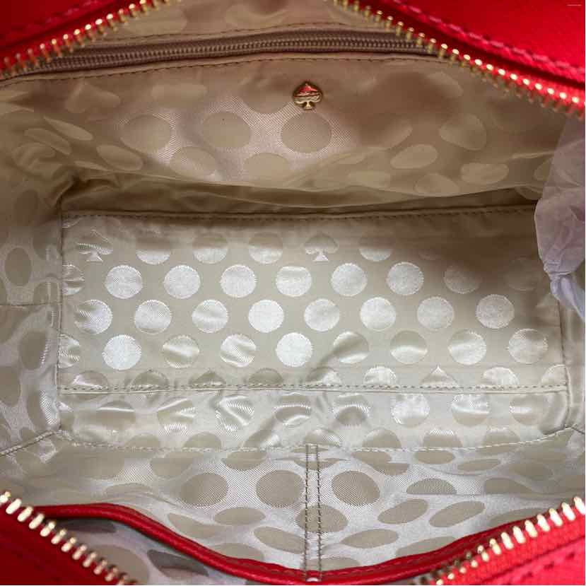 Pre-Owned Kate Spade Red Leather Handbag