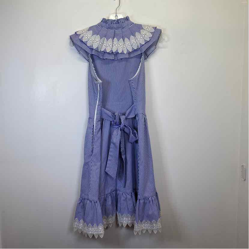 Pre-Owned Size S Ted Baker blue stripe Casual Dress