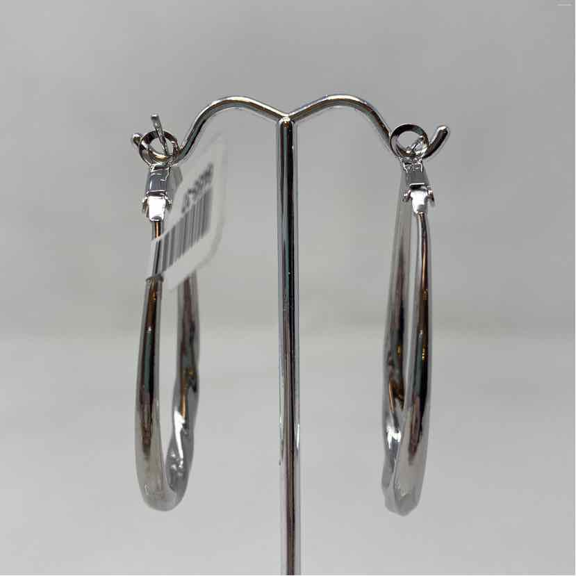 Silver Metal Earrings