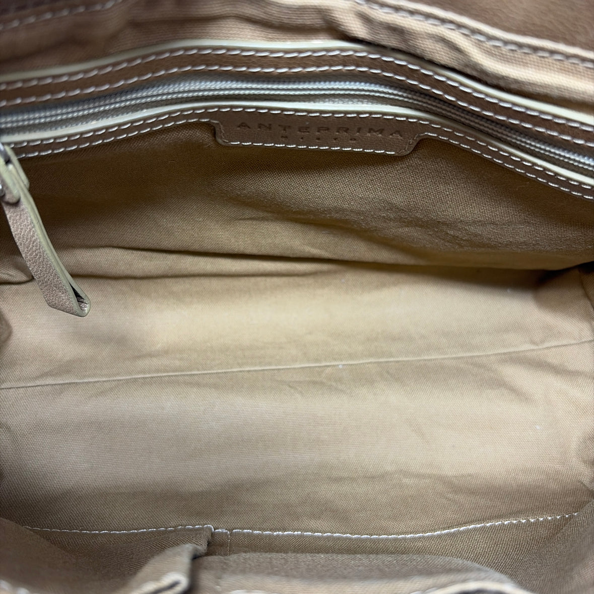 Pre-Owned Anteprima Tan Leather Handbag