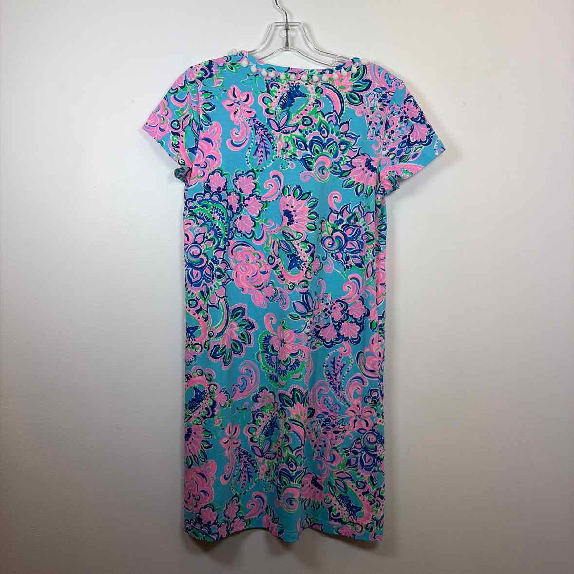 Pre-Owned Size XS Lilly Pulitzer Blue Multi Casual Dress