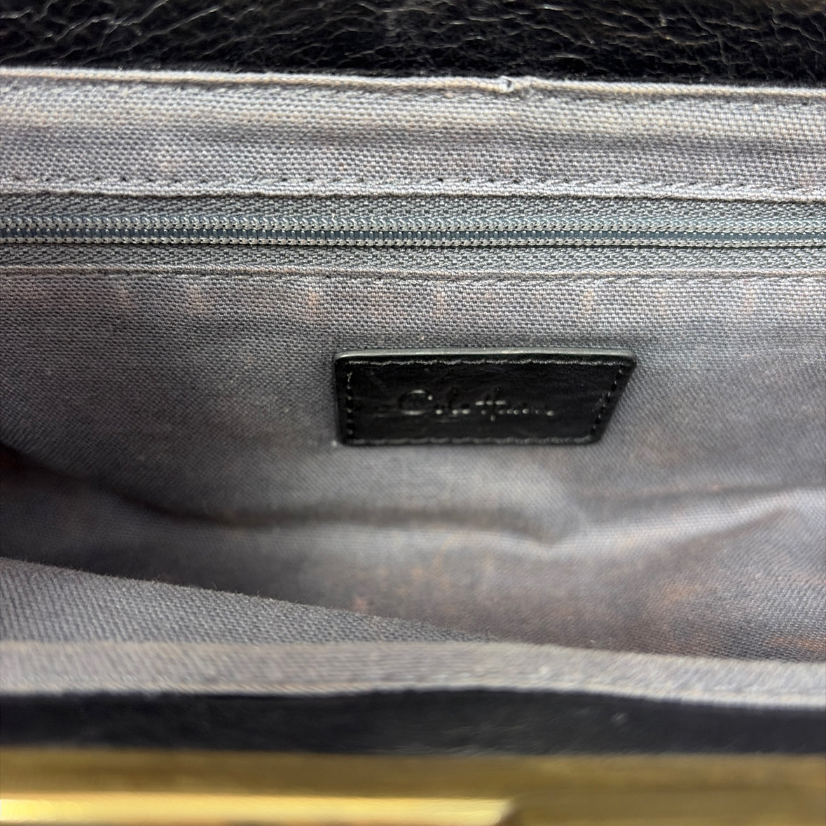 Pre-Owned Cole Haan Black Leather Wallet