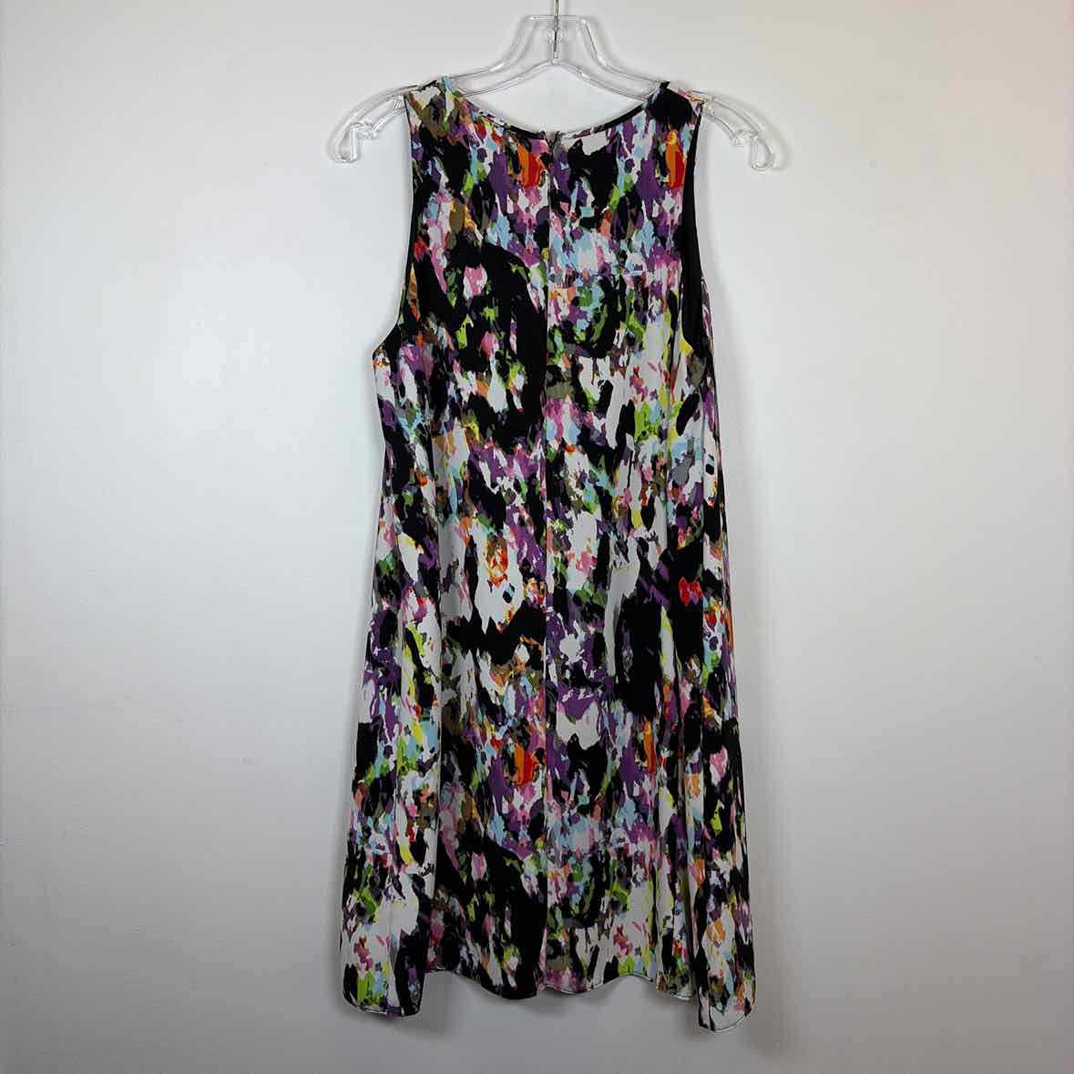 Pre-Owned Size 8/M Dalia Black Multi Casual Dress