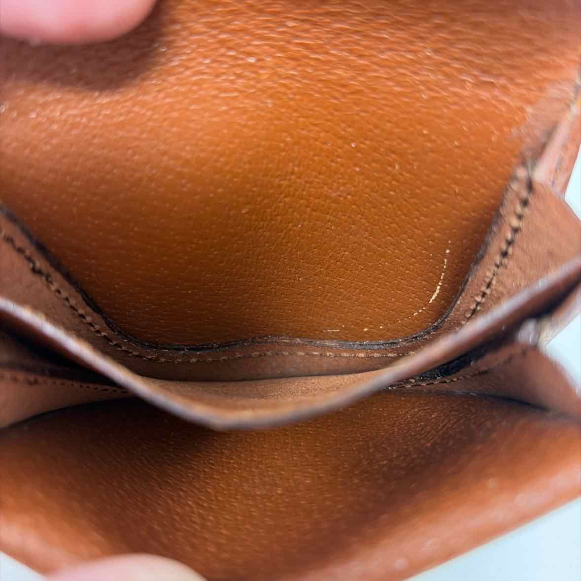 Pre-Owned Louis Vuitton Brown Leather Designer Wallet