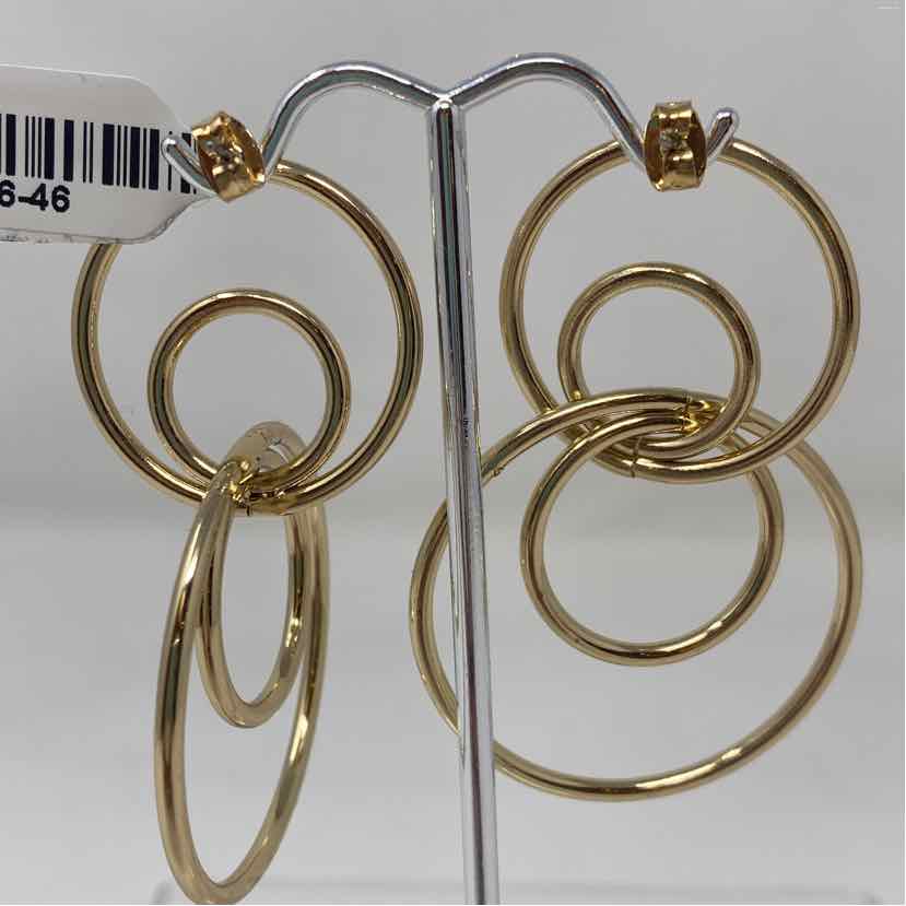 Gold Metal Earrings