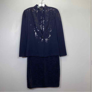 DAMAGE Pre-Owned Size 4/S St. John Navy 2 PC Set