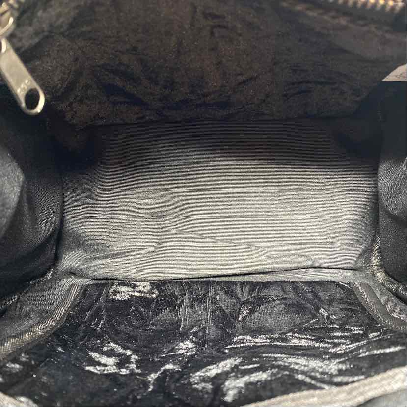 Pre-Owned Koala Kanvas Black Multi Velvet Handbag