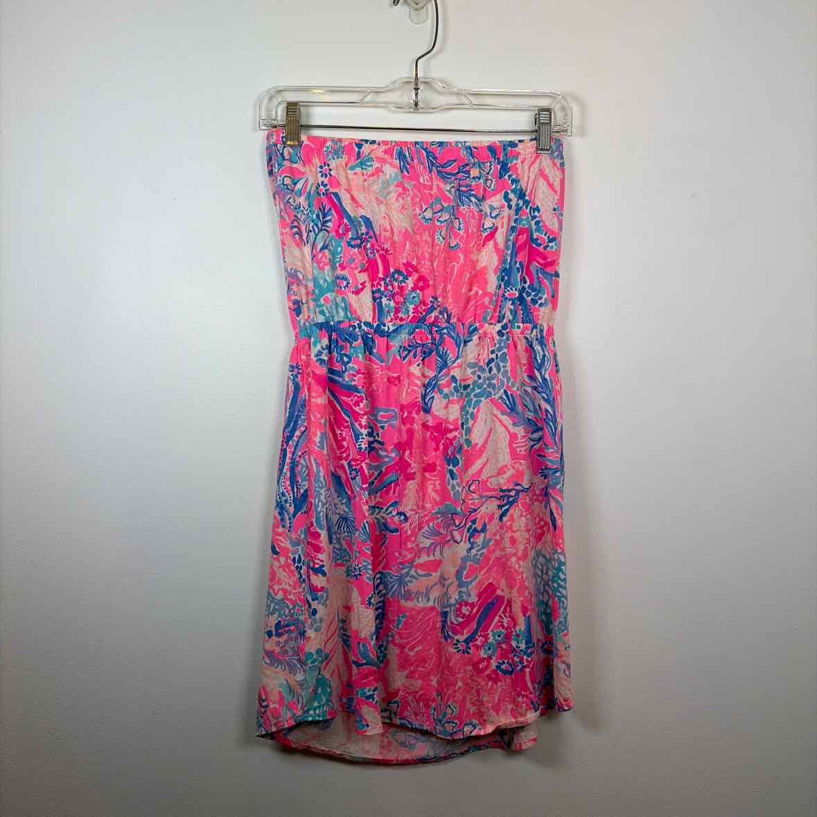 Pre-Owned Size M Lilly Pulitzer Pink Multi Casual Dress