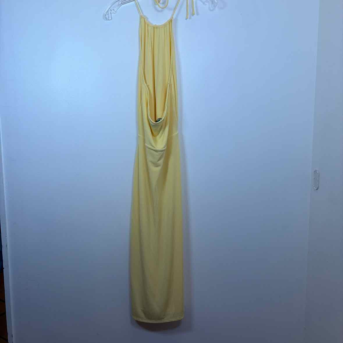 Pre-Owned Size S WHBM Yellow Casual Dress