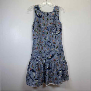 Pre-Owned Size 4/S Erdem Blue Floral Casual Dress
