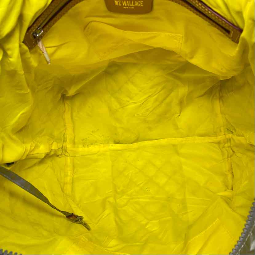 Pre-Owned MZ Wallace Silver Nylon Handbag