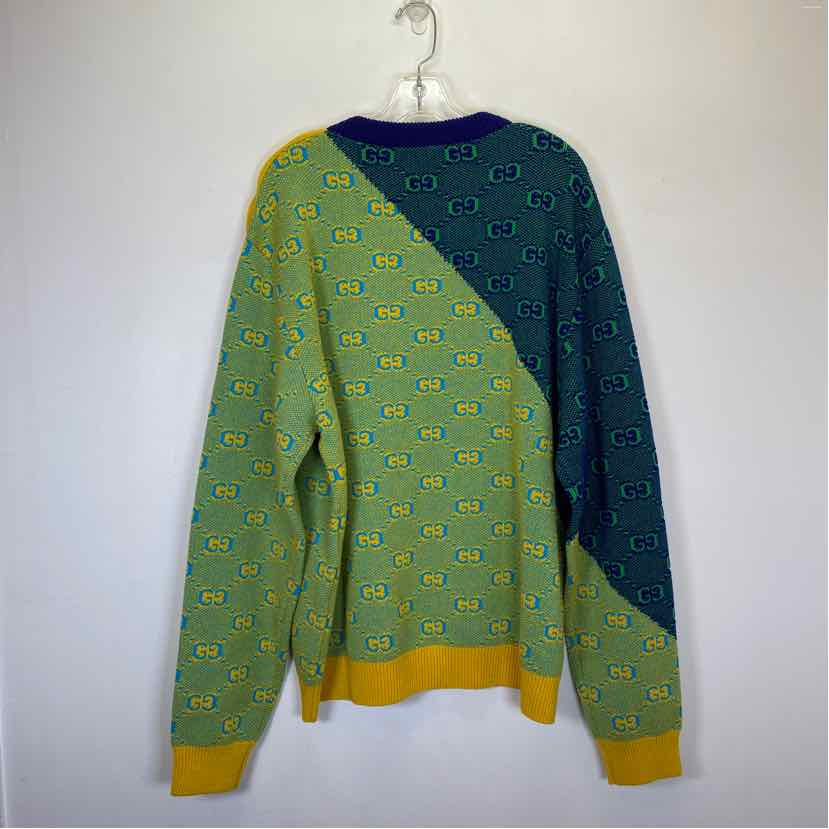 Pre-Owned Gucci Green Knit Women Size XXXL Designer Clothes