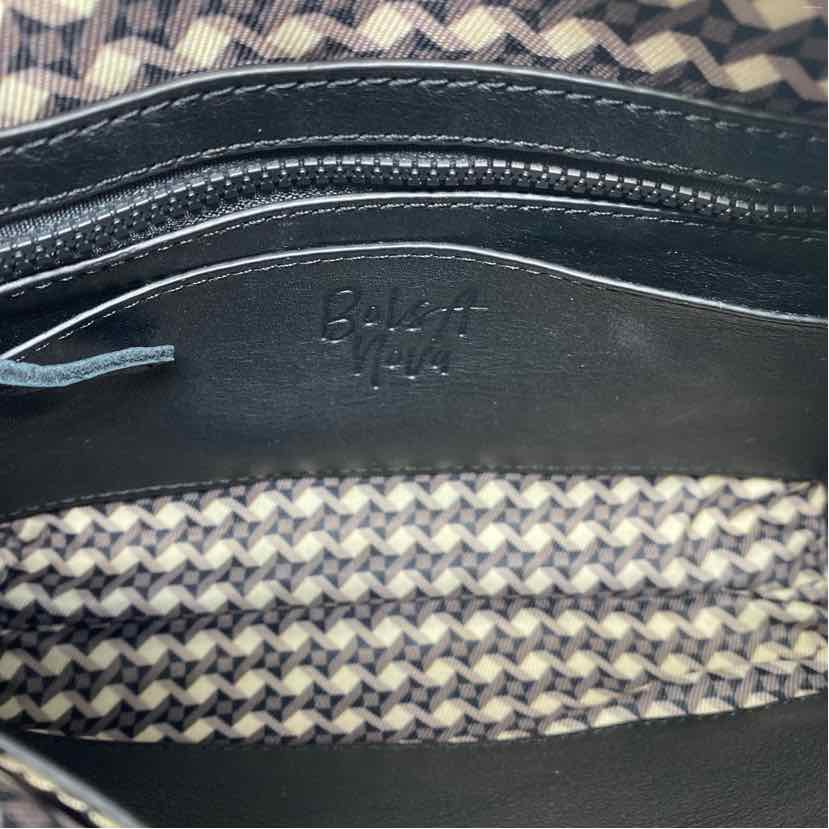 Pre-Owned Bolsa Nova Black Multi Leather Handbag