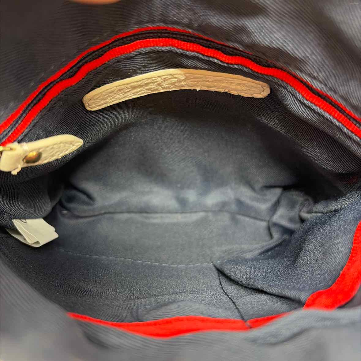 Pre-Owned Tommy Hilfiger Cream Leather Handbag