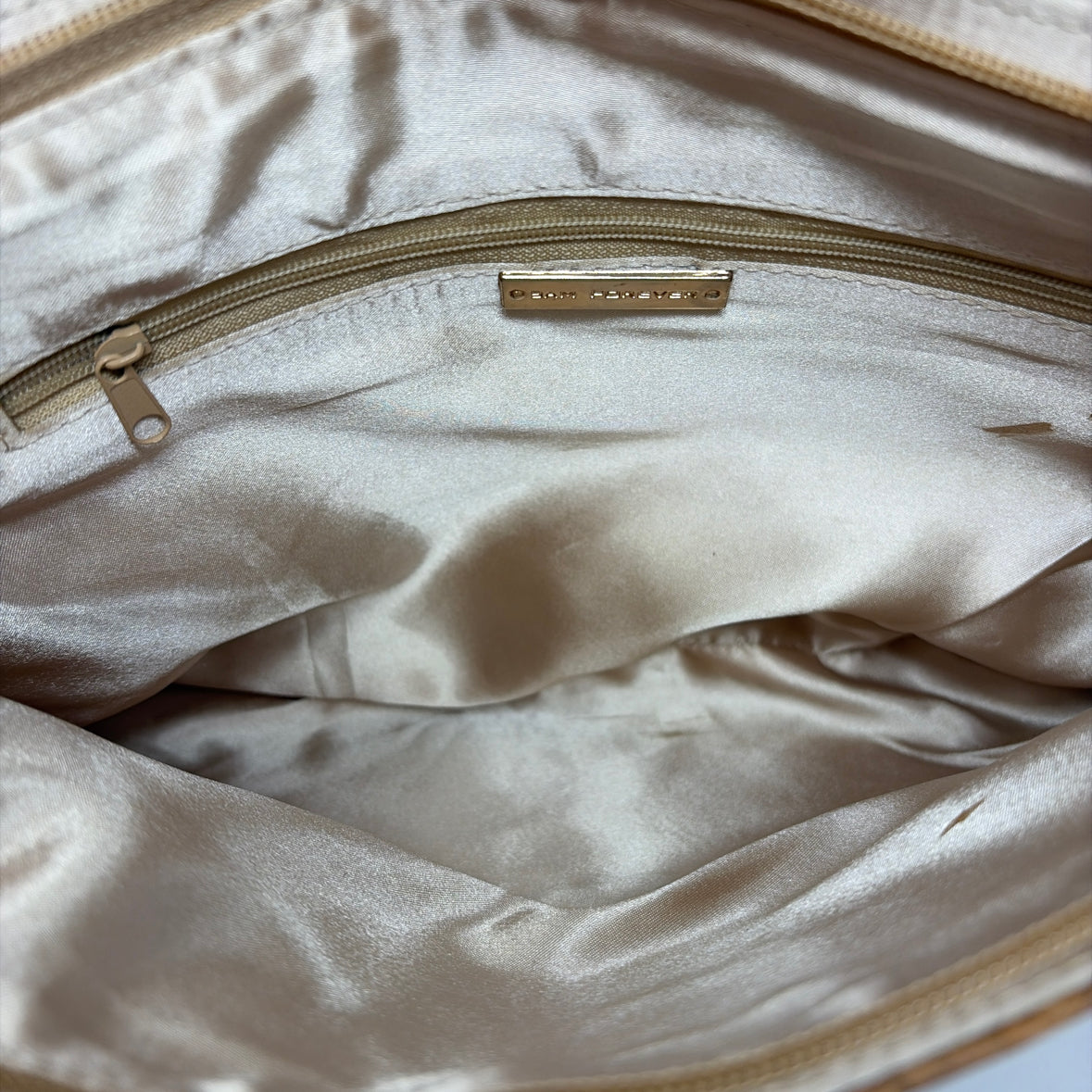 Pre-Owned Mae Forever' Tan Cork Handbag
