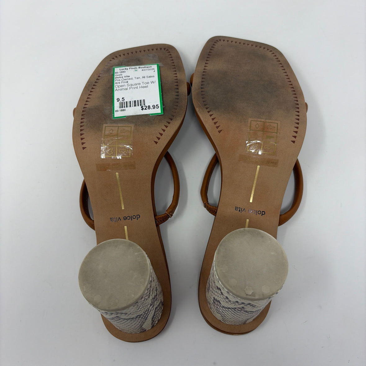 Pre-Owned Shoe Size 9.5 Dolce Vita Tan Heels