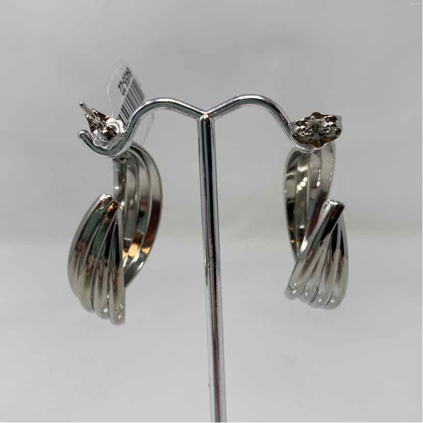 Silver Metal Earrings