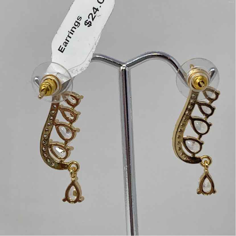 Gold Metal Earrings
