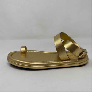 Pre-Owned Shoe Size 9.5 Tibi Gold Sandals