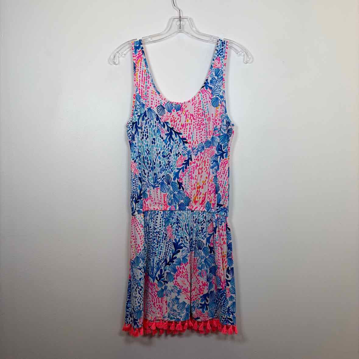 Pre-Owned Size S Lilly Pulitzer Blue Multi Casual Dress