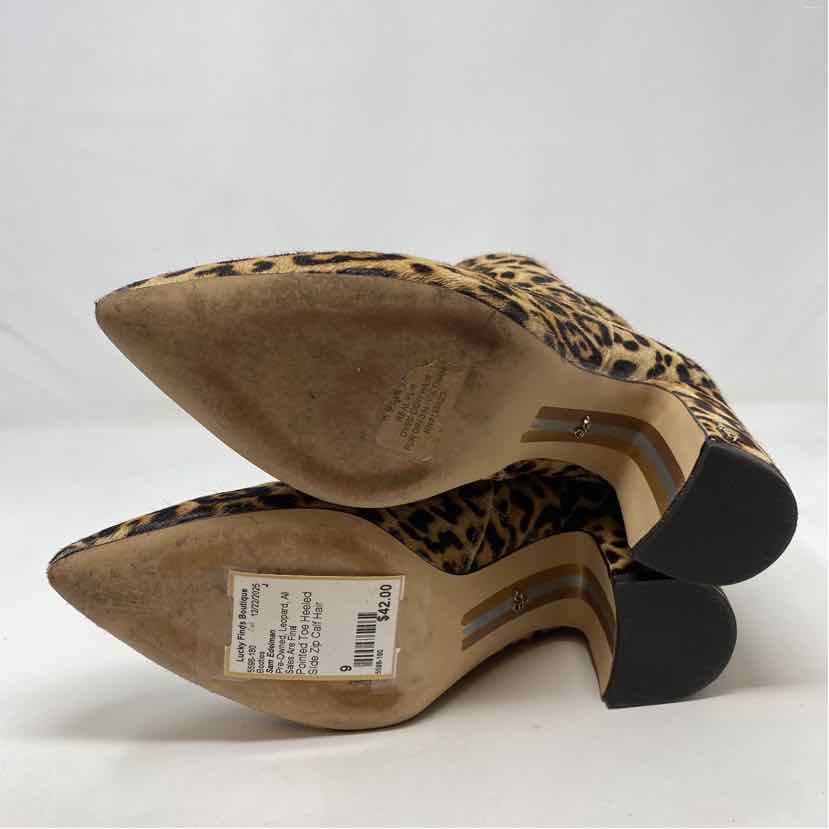 Pre-Owned Shoe Size 9 Sam Edelman Leopard Booties