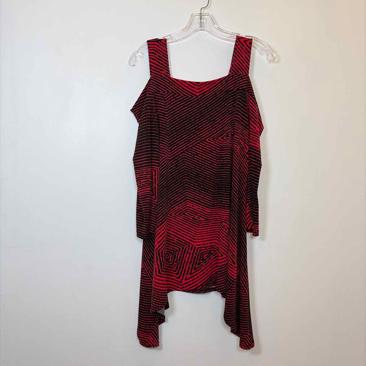 Pre-Owned Size S Clara Sun Woo Red/Black Top