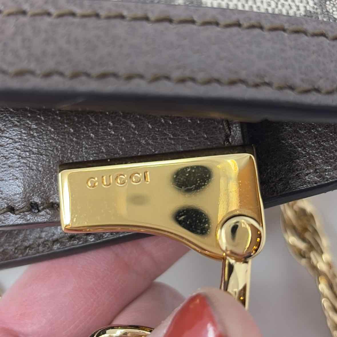 Pre-Owned Gucci Monogram Canvas Designer Handbag