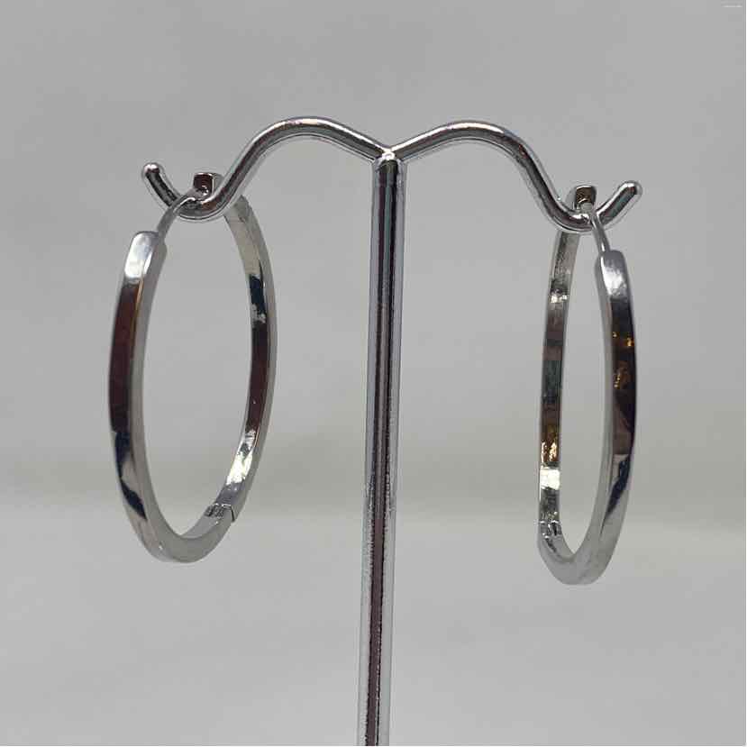 Silver Metal Earrings
