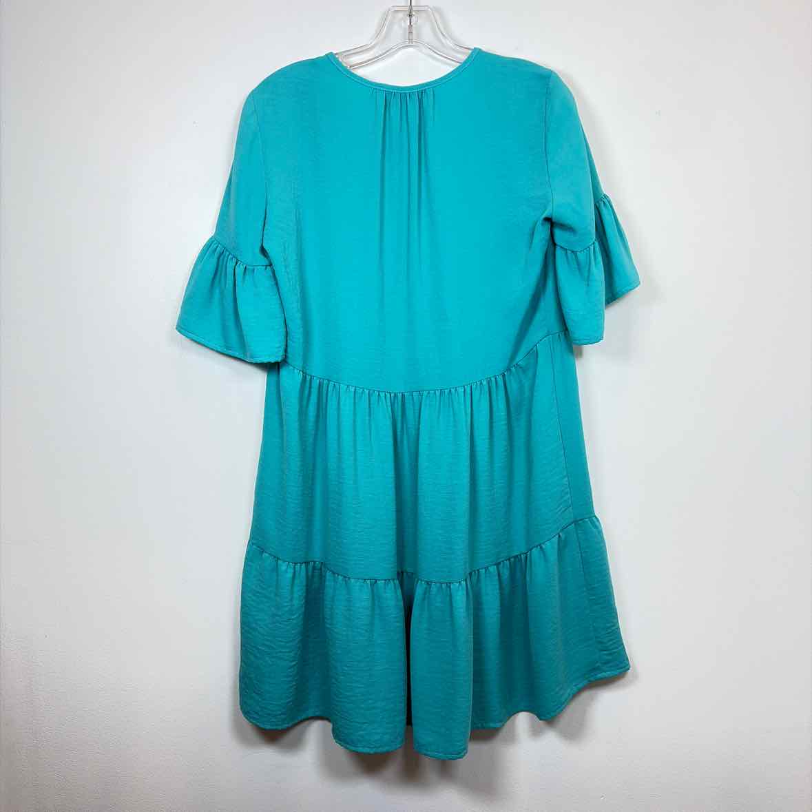 Pre-Owned Size 2/S Joseph Ribkoff Teal Casual Dress