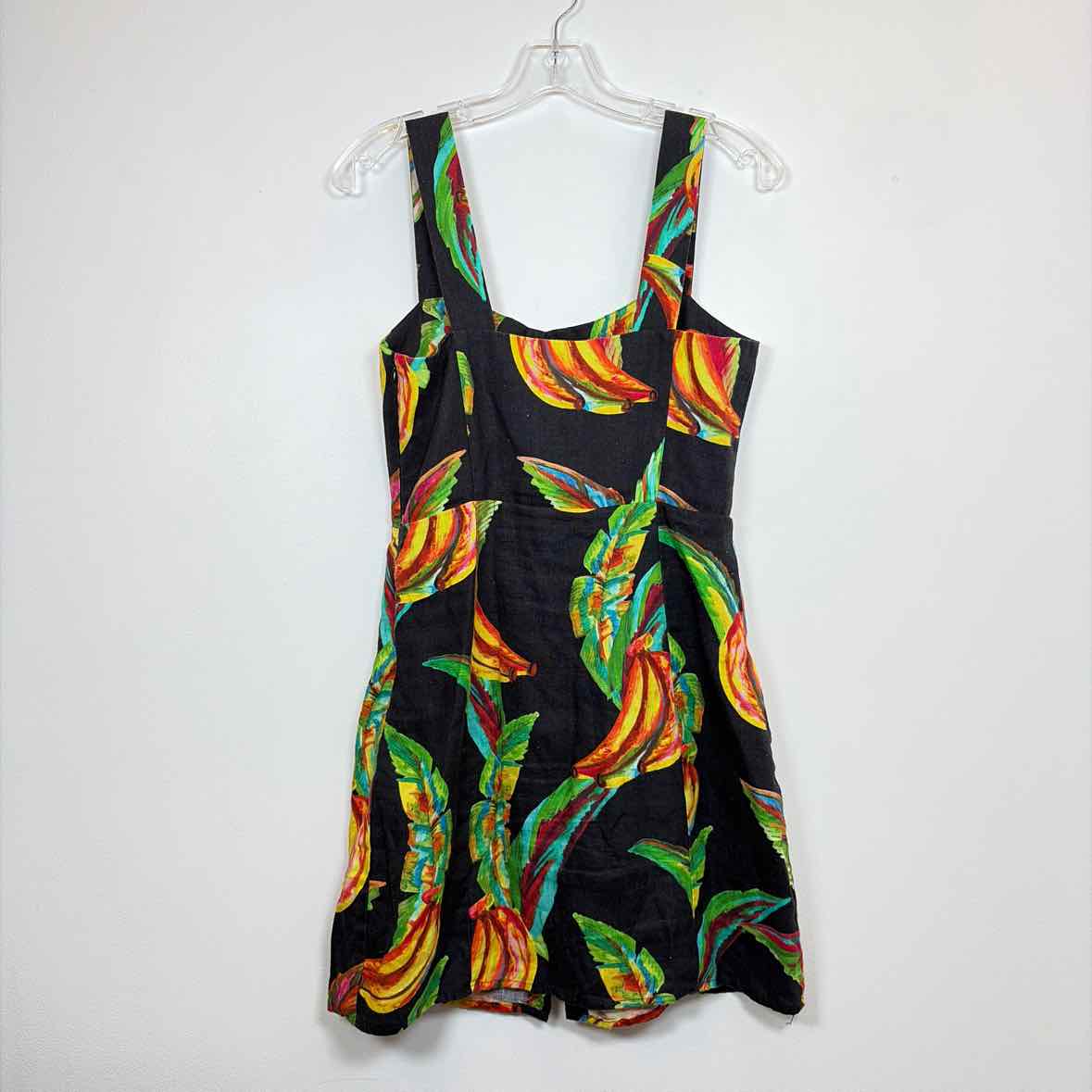 Pre-Owned Size S Farm Rio Black Multi Casual Dress