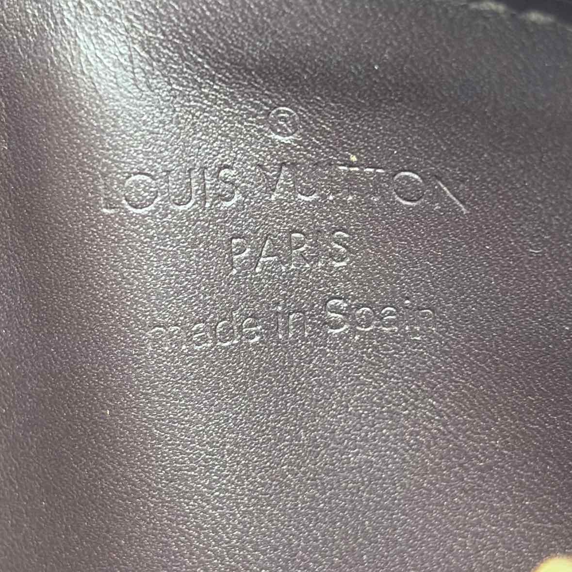 Pre-Owned Louis Vuitton Burgundy Patent Designer Wallet