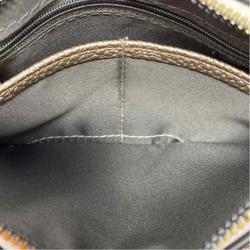 Boutique Gold faux leather Handbag