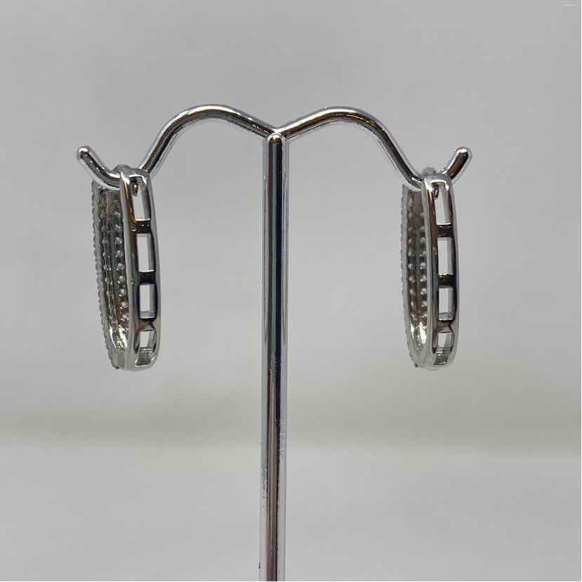 Silver Metal Earrings