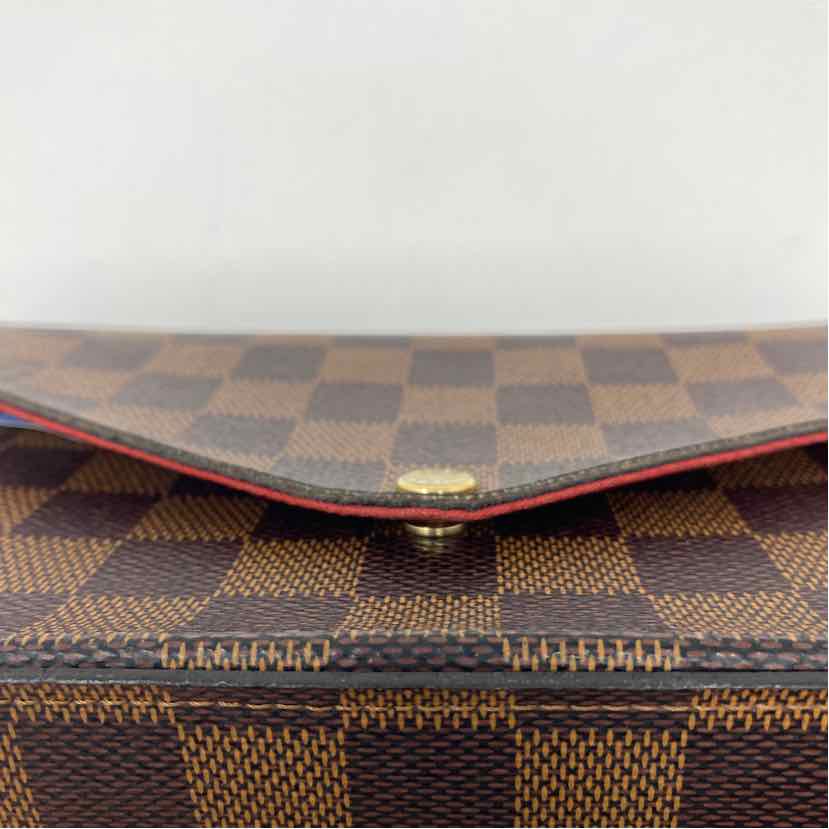Pre-Owned Louis Vuitton Damier Eben Canvas Designer Handbag