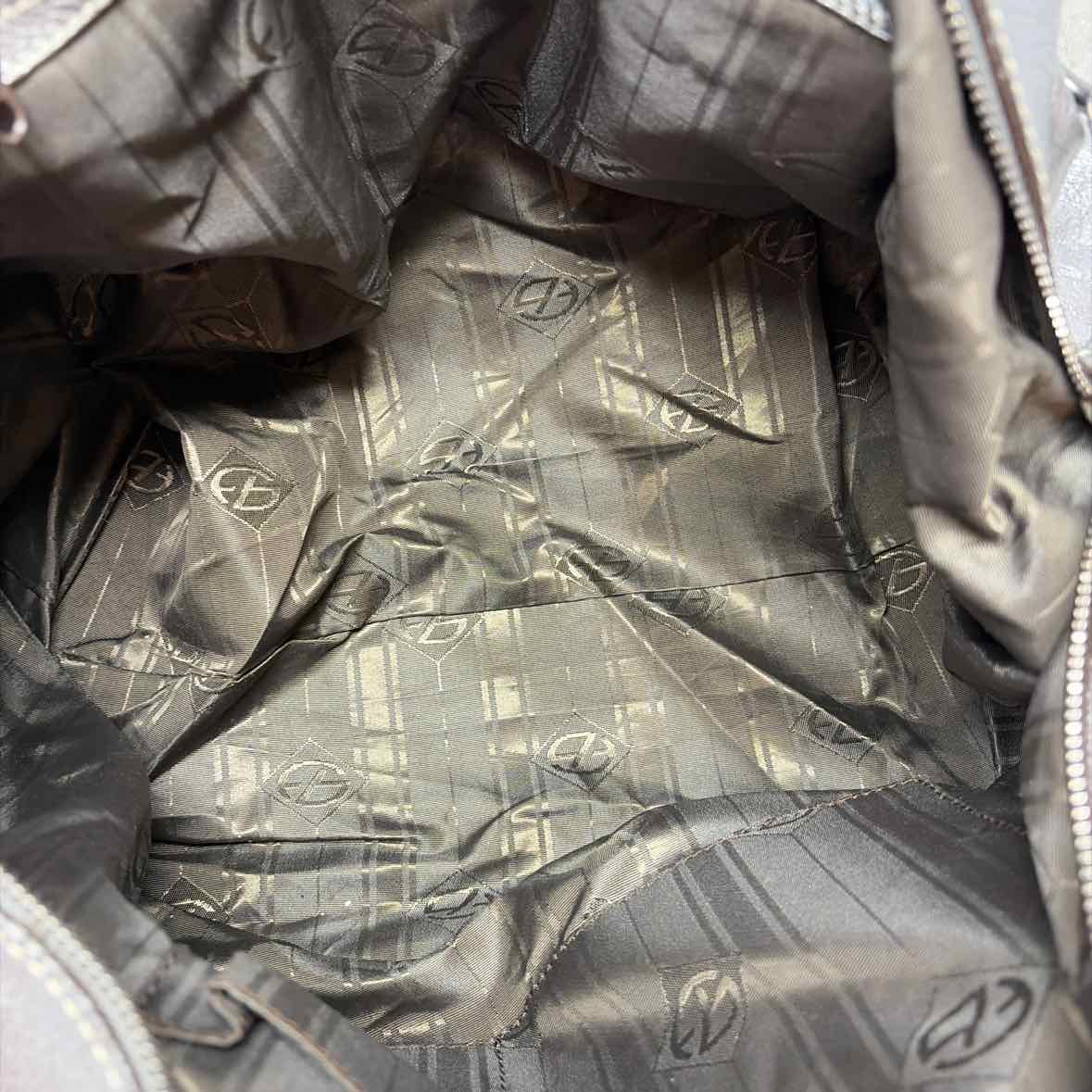 Pre-Owned Frances Cobiadia Silver Leather Handbag