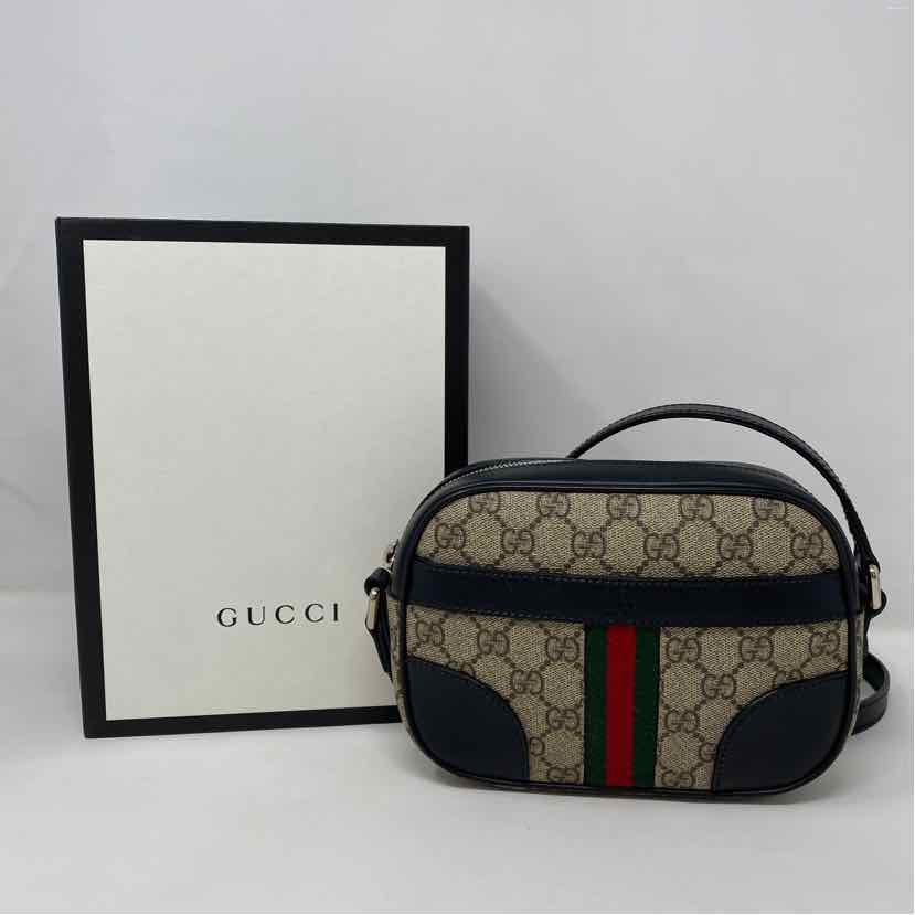 Pre-Owned Gucci Monogram Canvas Designer Handbag
