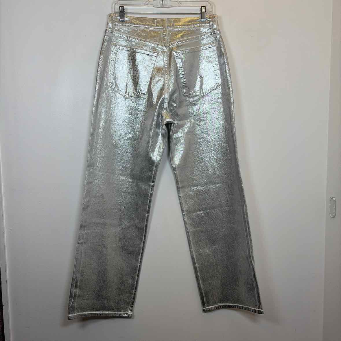 Pre-Owned Size 30/L Abercrombie & Fitch Silver Pants