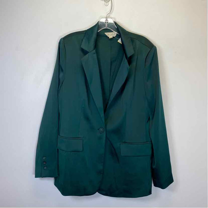 Pre-Owned Size M Marled Green Jacket